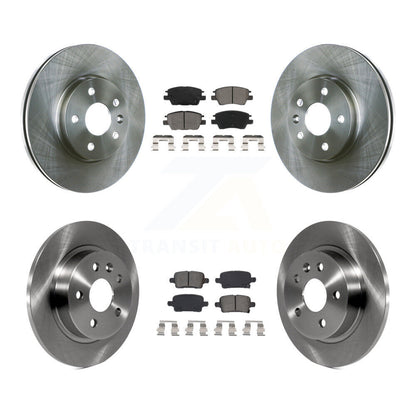 Kit de rotors de frein à disque avant et arrière et plaquettes semi-métalliques pour Chevrolet Cruze