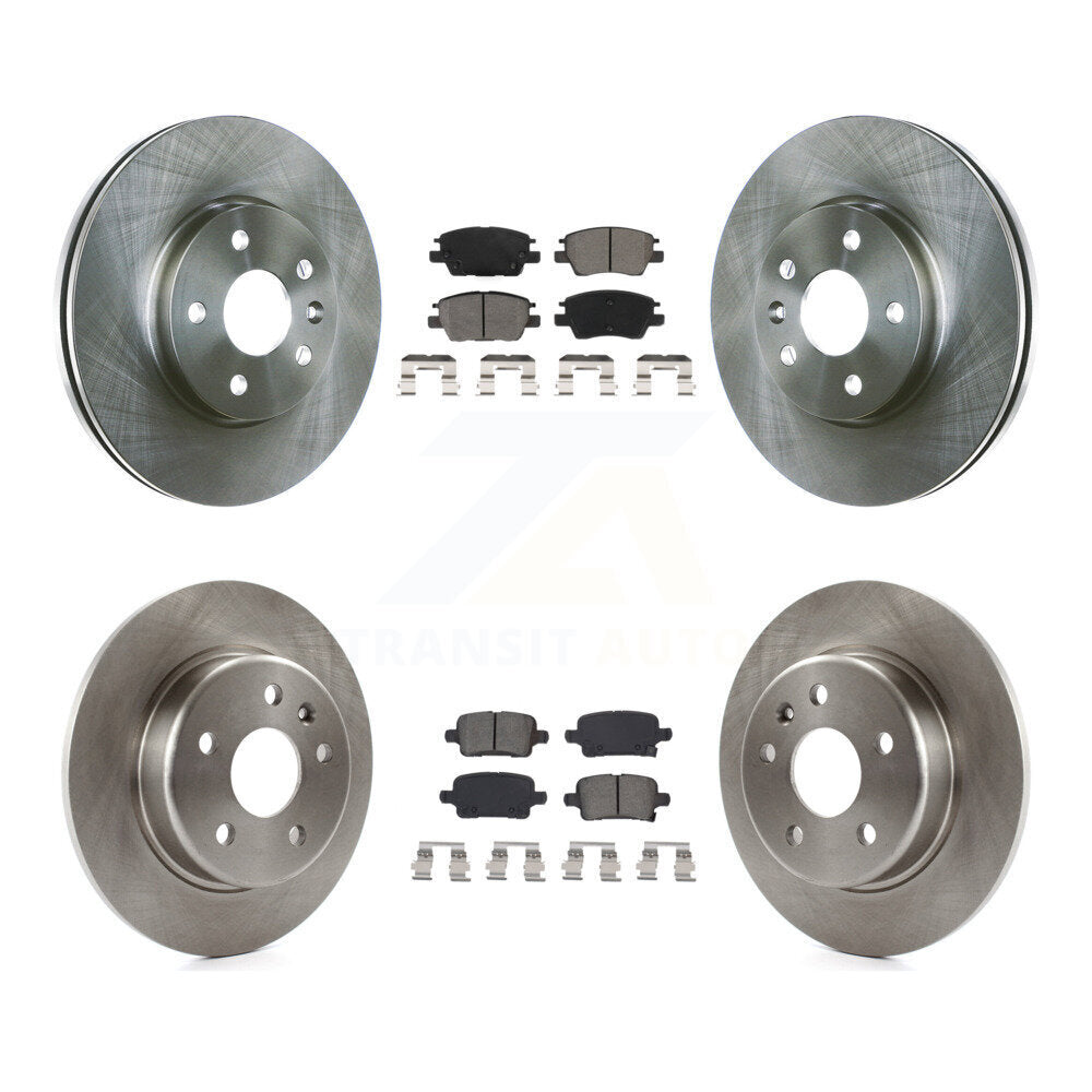 Rotors de frein avant arrière et Kit de plaquettes semi-métalliques pour Chevrolet Cruze Bolt EV Vol
