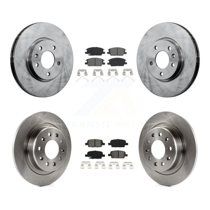 Kit de rotors de frein à disque avant et arrière et plaquettes semi-métalliques pour Chevrolet Malibu