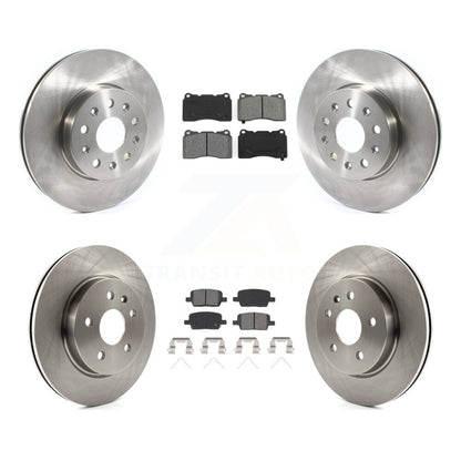 Rotor de frein avant arrière et Kit de plaquettes semi-métalliques pour Chevrolet Camaro Cadillac CT