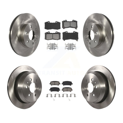 Kit de rotor de frein avant et arrière et plaquettes semi-métalliques pour Chevrolet Colorado GMC Canyo