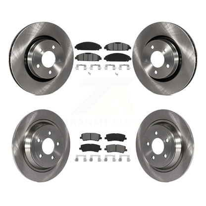 Kit de plaquettes de frein à disque semi-métalliques avant et arrière, pour Ford Mustang V6 avec 3.7