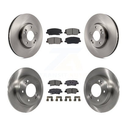 Kit de rotor de frein avant et arrière et plaquettes semi-métalliques pour Hyundai Veloster Turbocharge