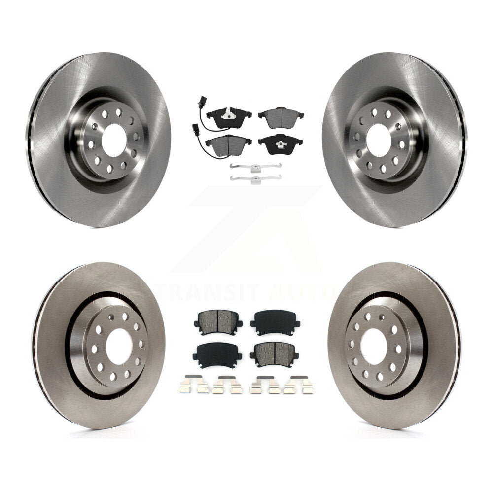 Kit de plaquettes semi-métalliques de Rotor de frein avant et arrière, pour Volkswagen Passat CC Golf R R3