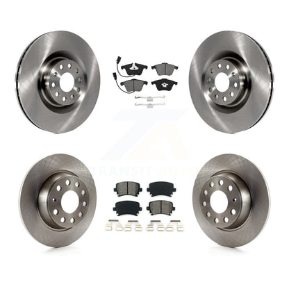 Kit de rotors de frein à disque avant et arrière et plaquettes semi-métalliques pour Volkswagen Passat