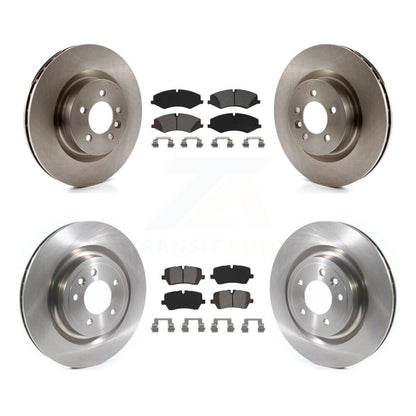 Kit de rotor de frein à disque avant et arrière et plaquettes semi-métalliques pour Land Rover Range Spor