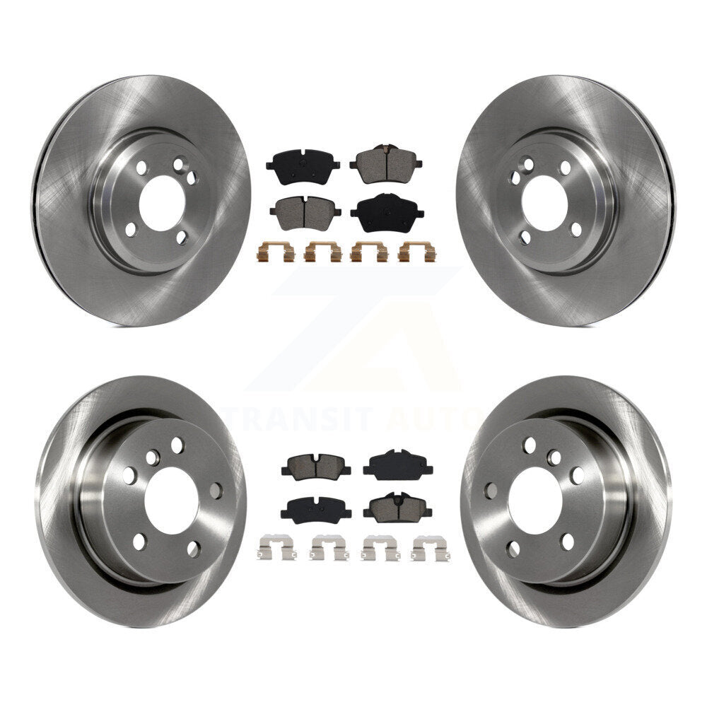 Kit de plaquettes semi-métalliques de Rotor de frein à disque avant et arrière, pour Mini Cooper 2015 2.0L/1.5