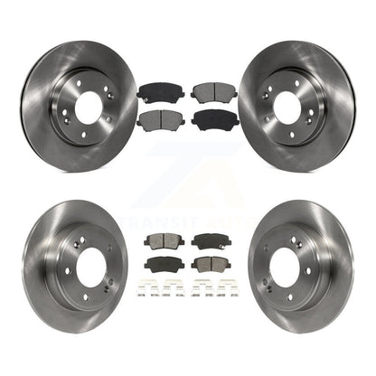 Rotors de frein avant arrière et Kit de plaquettes semi-métalliques pour Kia Forte Hyundai Elantra G