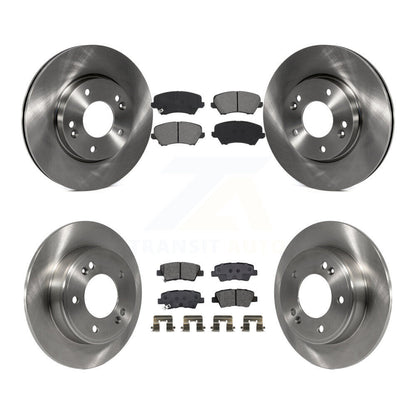 Kit de rotor de frein avant et arrière et plaquettes semi-métalliques pour Hyundai Veloster Elantra G