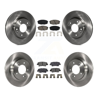 Kit de rotor de frein avant et arrière et plaquettes semi-métalliques pour Kia Forte5 Hyundai Elantra G