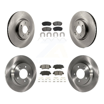 Kit de plaquettes de frein semi-métalliques pour rotors de frein avant et arrière, pour moteur Hyundai Sonata GAS 2016