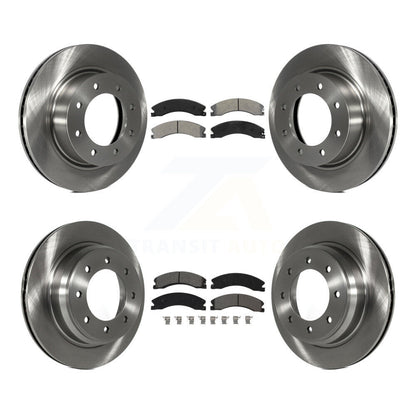 Kit de rotor de frein avant et arrière et plaquettes semi-métalliques pour Nissan NV2500 NV3500 NV150
