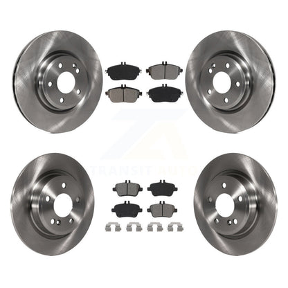 Kit de rotor de frein avant et arrière et plaquettes semi-métalliques pour Mercedes-Benz GLA250 CLA250