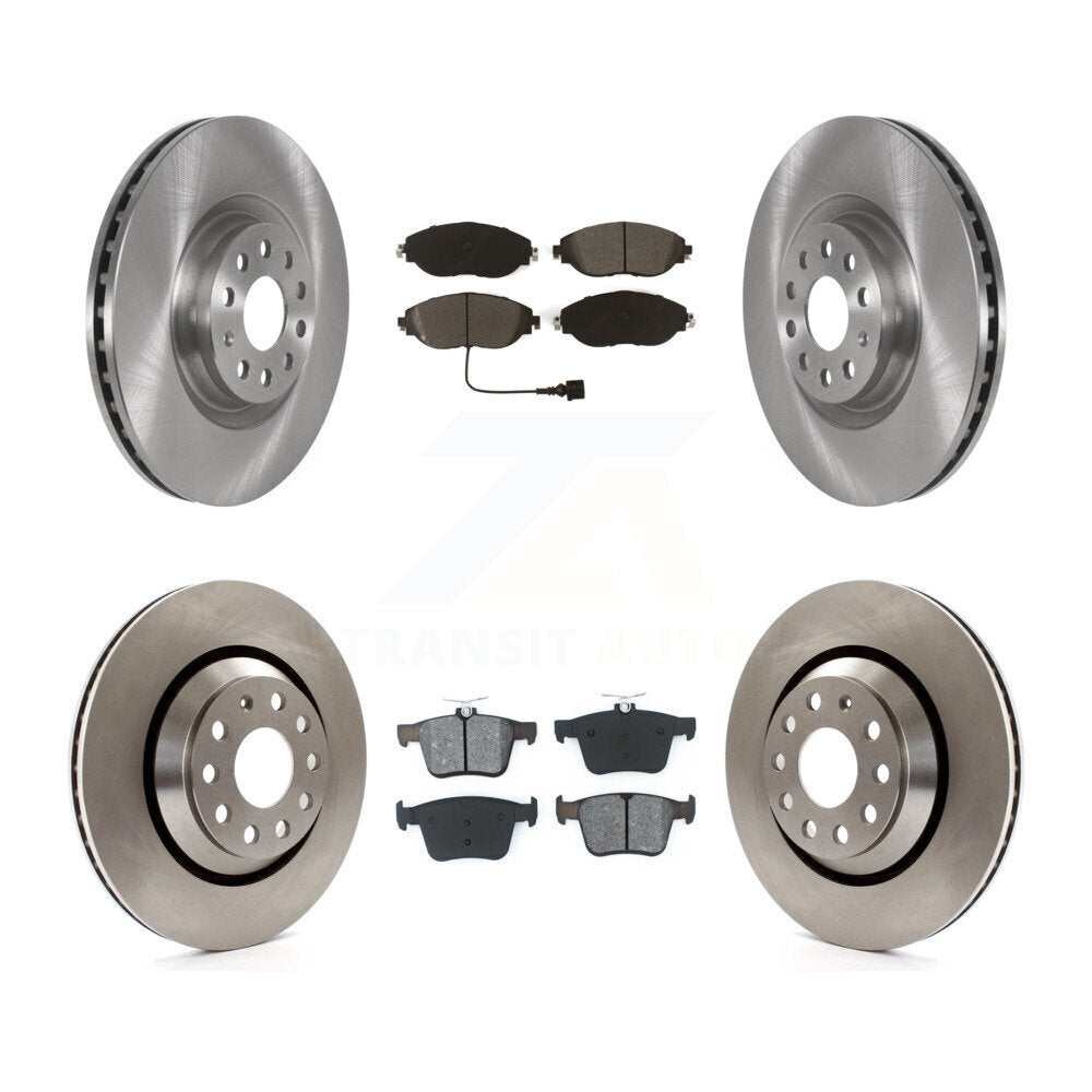 Kit de plaquettes semi-métalliques de Rotor de frein avant et arrière, pour Audi Q3 Volkswagen Golf R S3 A