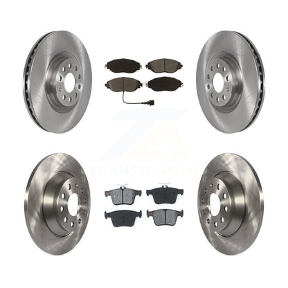 Rotors de frein à disque avant et arrière et Kit de plaquettes semi-métalliques pour Volkswagen Tiguan Jett