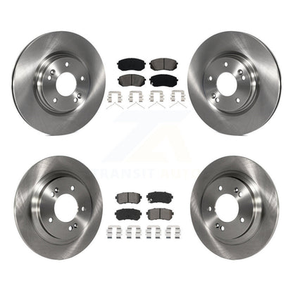 Kit de rotor de frein avant et arrière et plaquettes semi-métalliques pour Kia Optima LX/EX/LX 2016 1.6