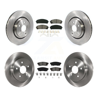 Rotors de frein à disque avant et arrière et Kit de plaquettes semi-métalliques pour Toyota Camry Avalon TR