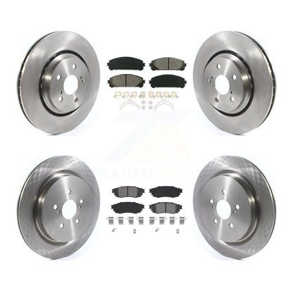 Rotors de frein à disque avant et arrière, Kit de plaquettes semi-métalliques pour Lexus RX350 RX450h RX350