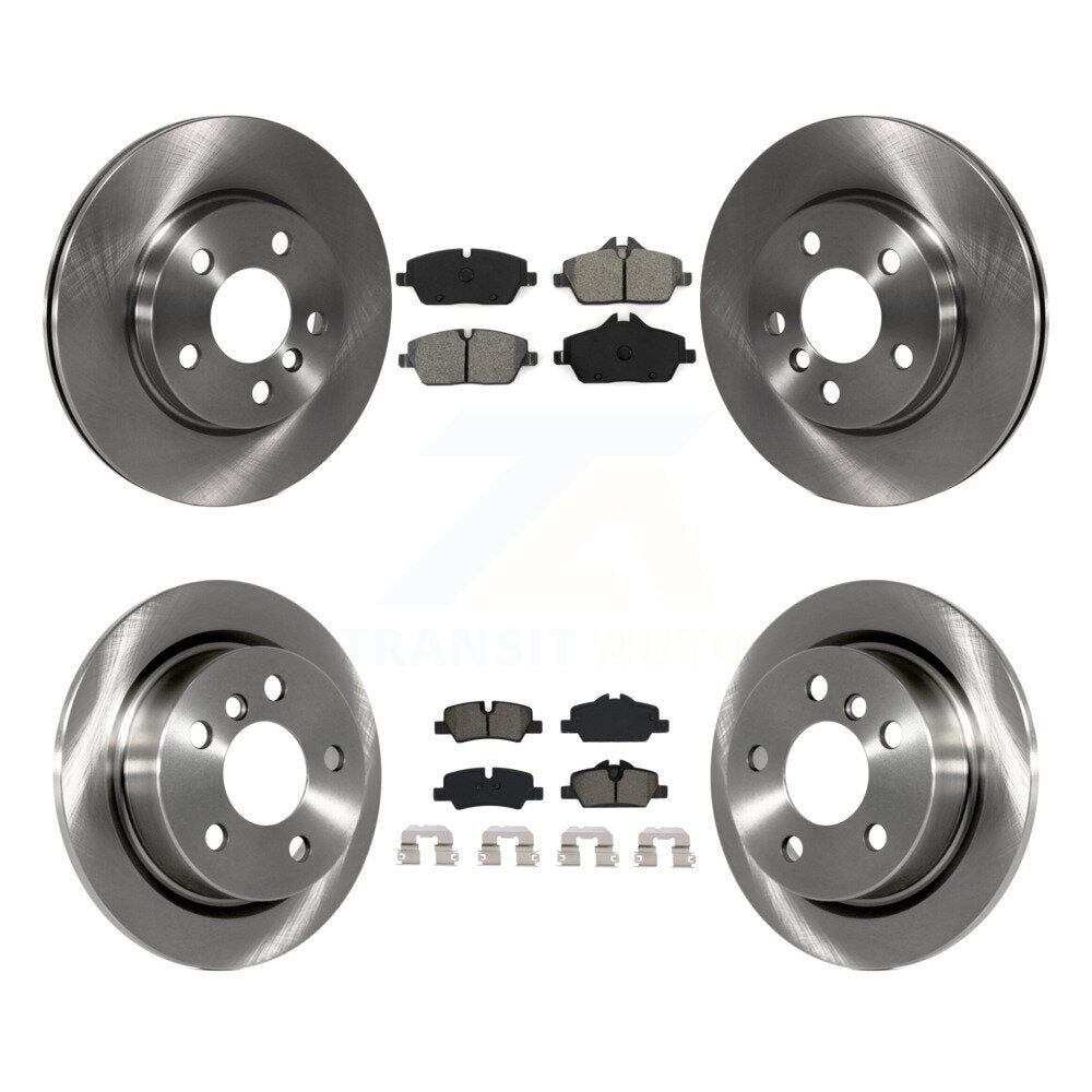 Kit de disques de frein à disque avant et arrière et plaquettes semi-métalliques pour Mini Cooper