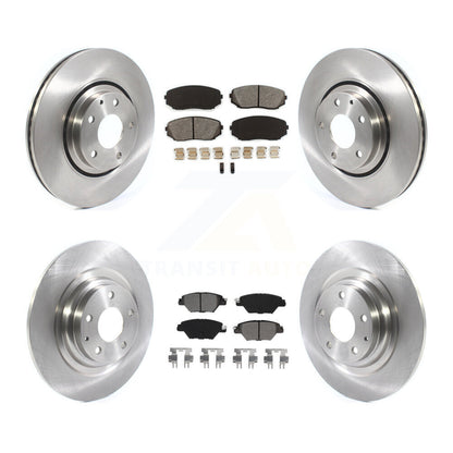 Kit de rotors de frein à disque avant et arrière et plaquettes semi-métalliques pour Mazda CX-2016 – 2023
