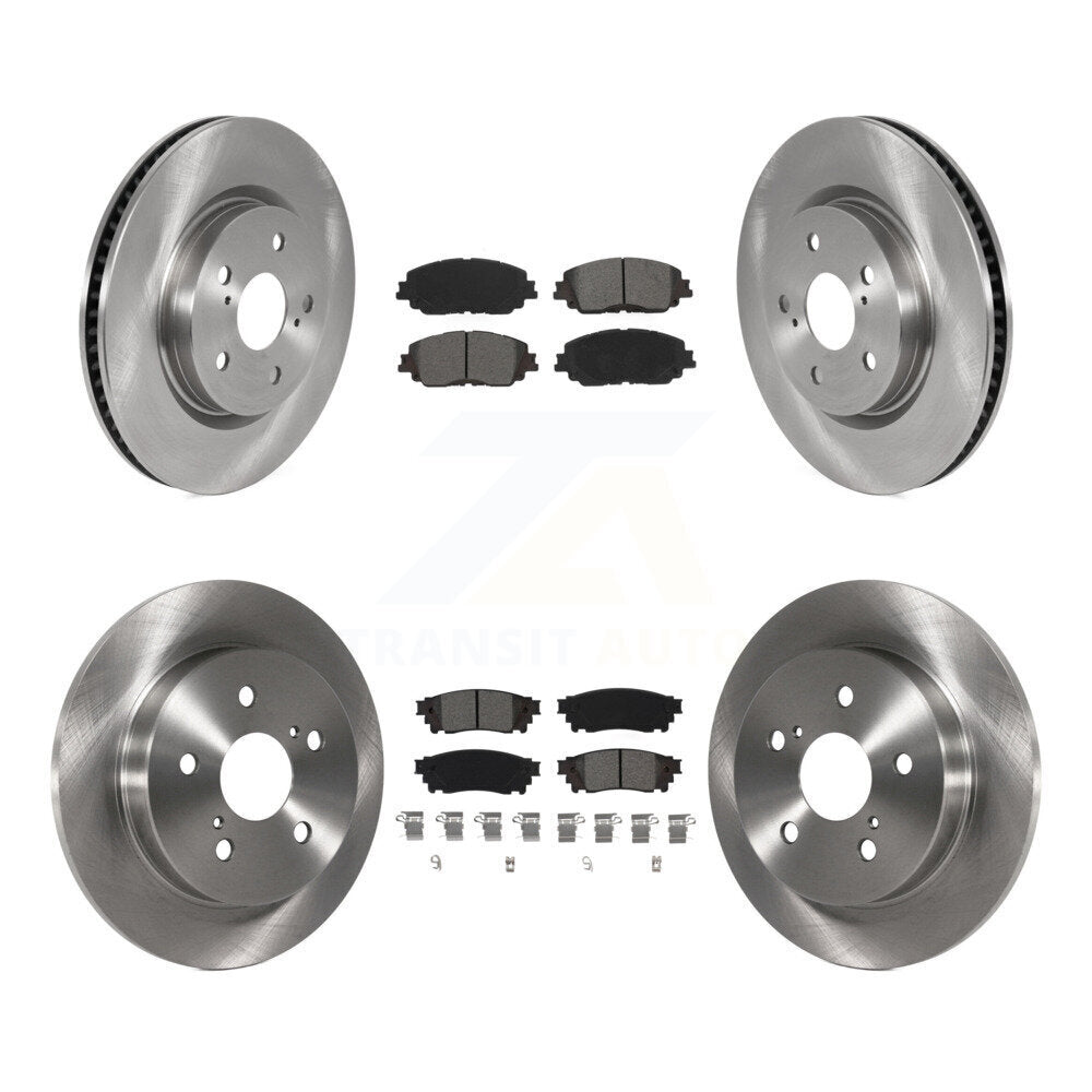 Kit de plaquettes semi-métalliques de Rotor de frein avant et arrière, pour Toyota RAV4 Camry Corolla Cros
