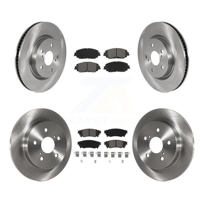 Kit de plaquettes semi-métalliques de Rotor de frein avant et arrière, pour Toyota RAV4 Camry Corolla Cros