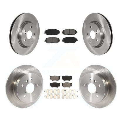 Kit de rotors de frein à disque avant et arrière et plaquettes semi-métalliques pour Toyota Camry