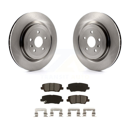 Kit de disques de frein à disque arrière et plaquettes semi-métalliques pour Cadillac CTS 6,2 L 2015