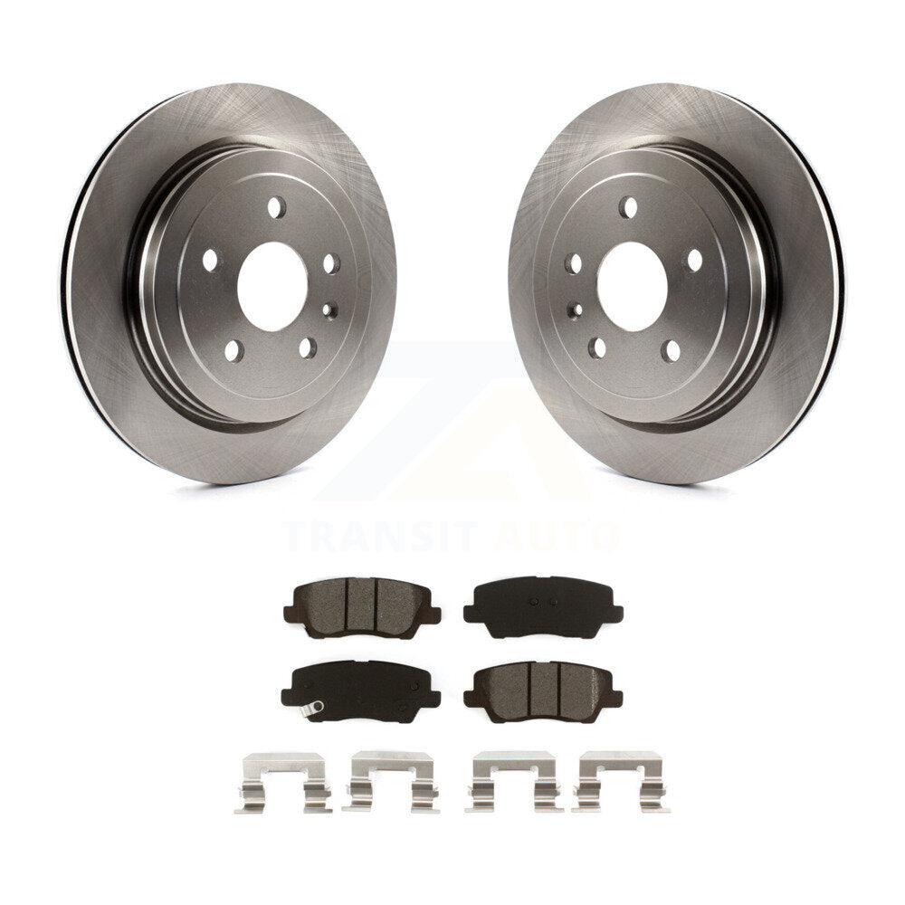 Kit de disques de frein à disque arrière et plaquettes semi-métalliques pour Cadillac CTS K8S-102959