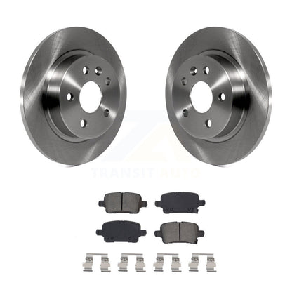 Kit de rotors de frein à disque arrière et plaquettes semi-métalliques pour Chevrolet Cruze K8S-10296
