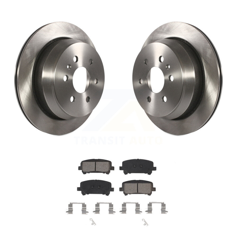 Rotors de frein à disque arrière et Kit de plaquettes semi-métalliques pour Chevrolet Colorado GMC Canyo