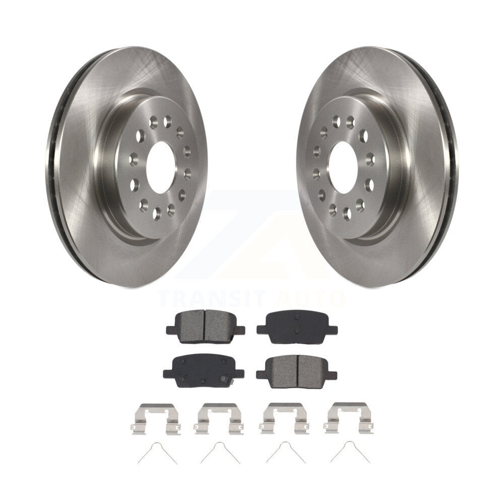 Kit de rotor de frein arrière et de plaquettes semi-métalliques pour Chevrolet Cadillac XT5 Traverse GM