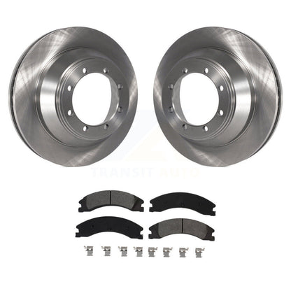 Kit de disques de frein à disque arrière et plaquettes semi-métalliques pour Ford E-450 Super Duty