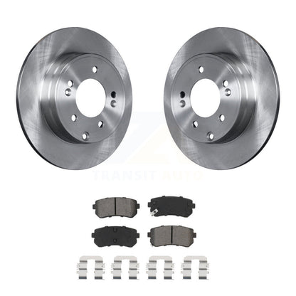 Kit de rotors de frein à disque arrière et plaquettes semi-métalliques pour Hyundai Sonata Kia Optima