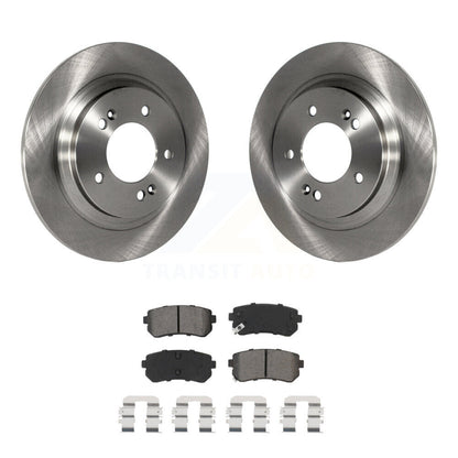 Rotors de frein à disque arrière et kit de plaquettes semi-métalliques pour Kia Optima LX/EX/LX 2016 1.6