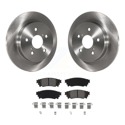 Rotors de frein arrière et Kit de plaquettes semi-métalliques pour Toyota RAV4 Camry Lexus C-HR NX30