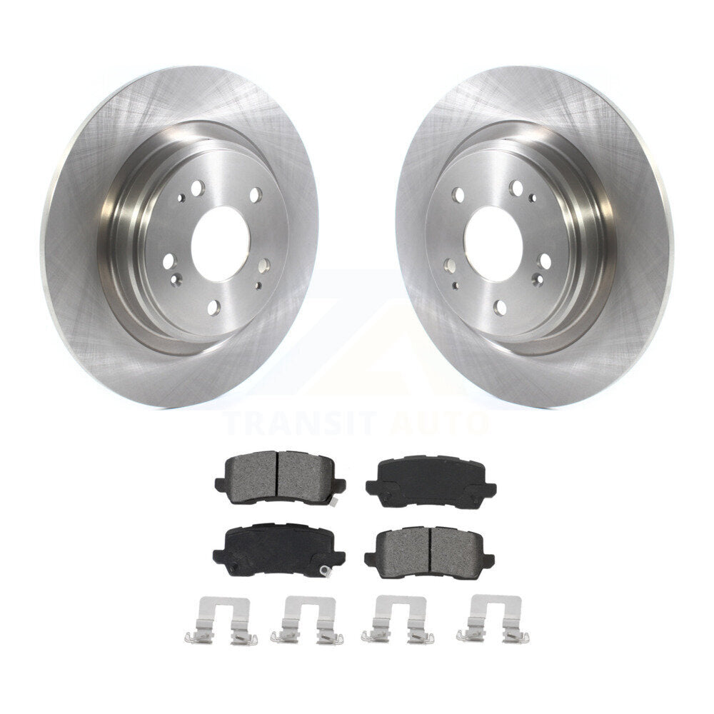 Kit de disques de frein à disque arrière et de plaquettes semi-métalliques pour Acura MDX 2017-2020