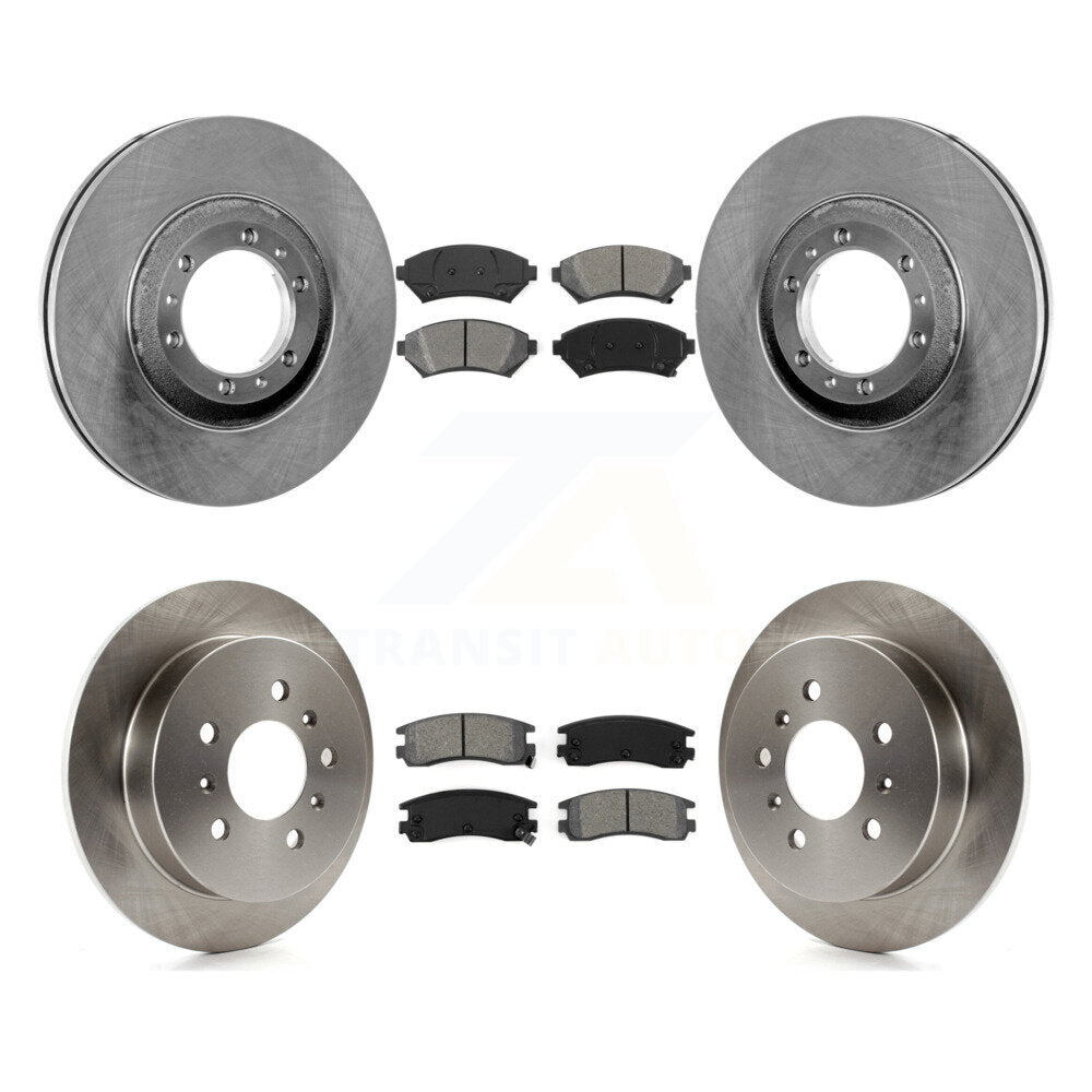 Kit de plaquettes semi-métalliques de Rotor de frein avant et arrière, pour Buick Century Chevrolet Ventur