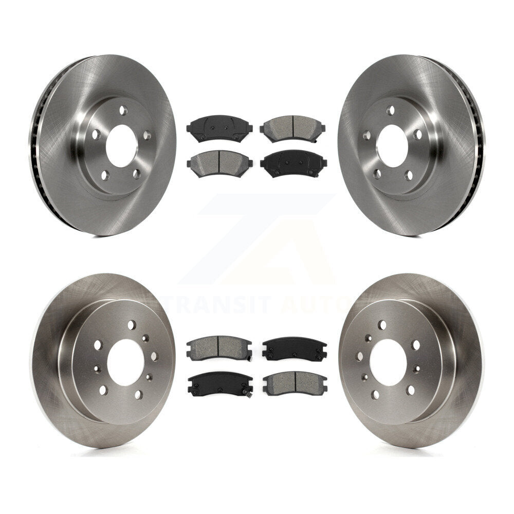 Rotors de frein avant arrière et Kit de plaquettes semi-métalliques pour Chevrolet Impala Monte Carl