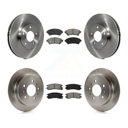 Rotors de frein avant arrière et Kit de plaquettes semi-métalliques pour Chevrolet Impala Monte Carl