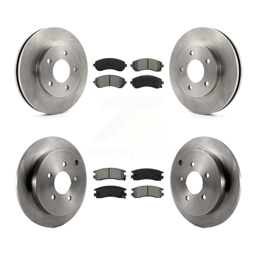 Kit de plaquettes de frein semi-métalliques pour Rotors de frein avant et arrière, pour Buick rendez-vous Pontiac Azte