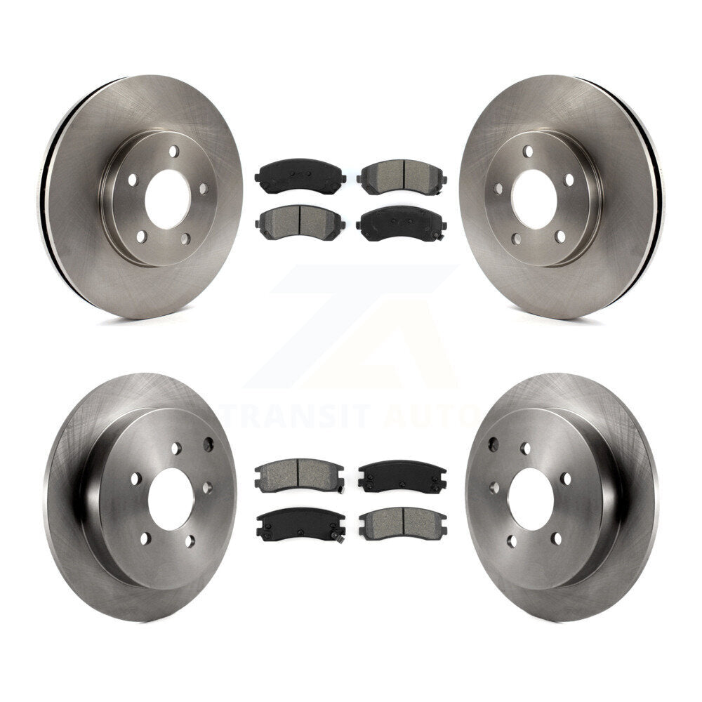 Kit de plaquettes de frein semi-métalliques pour Rotors de frein avant et arrière, pour Buick rendez-vous Pontiac Azte