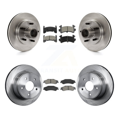 Kit de rotors de frein à disque avant et arrière et plaquettes semi-métalliques pour Chevrolet S10