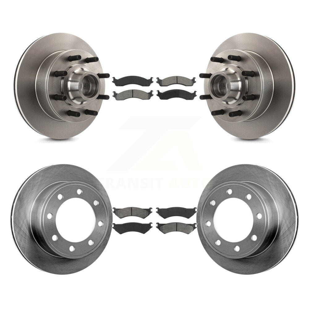 Kit de plaquettes semi-métalliques de Rotor de frein avant et arrière, pour Ford E-350 Super Duty Econolin
