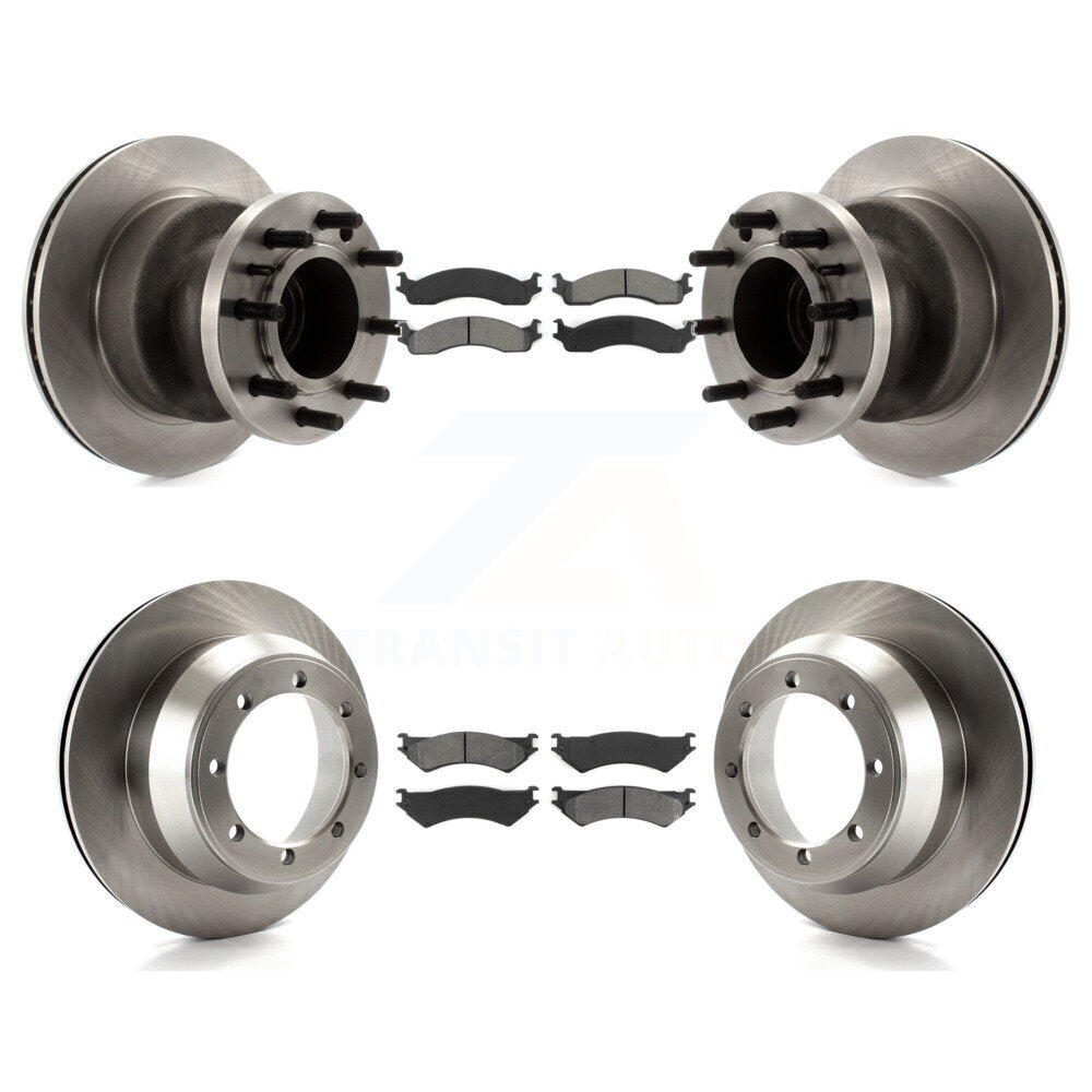 Kit de plaquettes semi-métalliques de Rotor de frein avant et arrière, pour Ford E-350 Super Duty Econolin