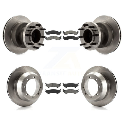 Kit de plaquettes semi-métalliques de Rotor de frein avant et arrière, pour Ford E-350 Super Duty Econolin