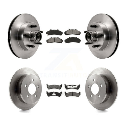 Kit de rotors de frein à disque avant et arrière et plaquettes semi-métalliques pour Ford Ranger