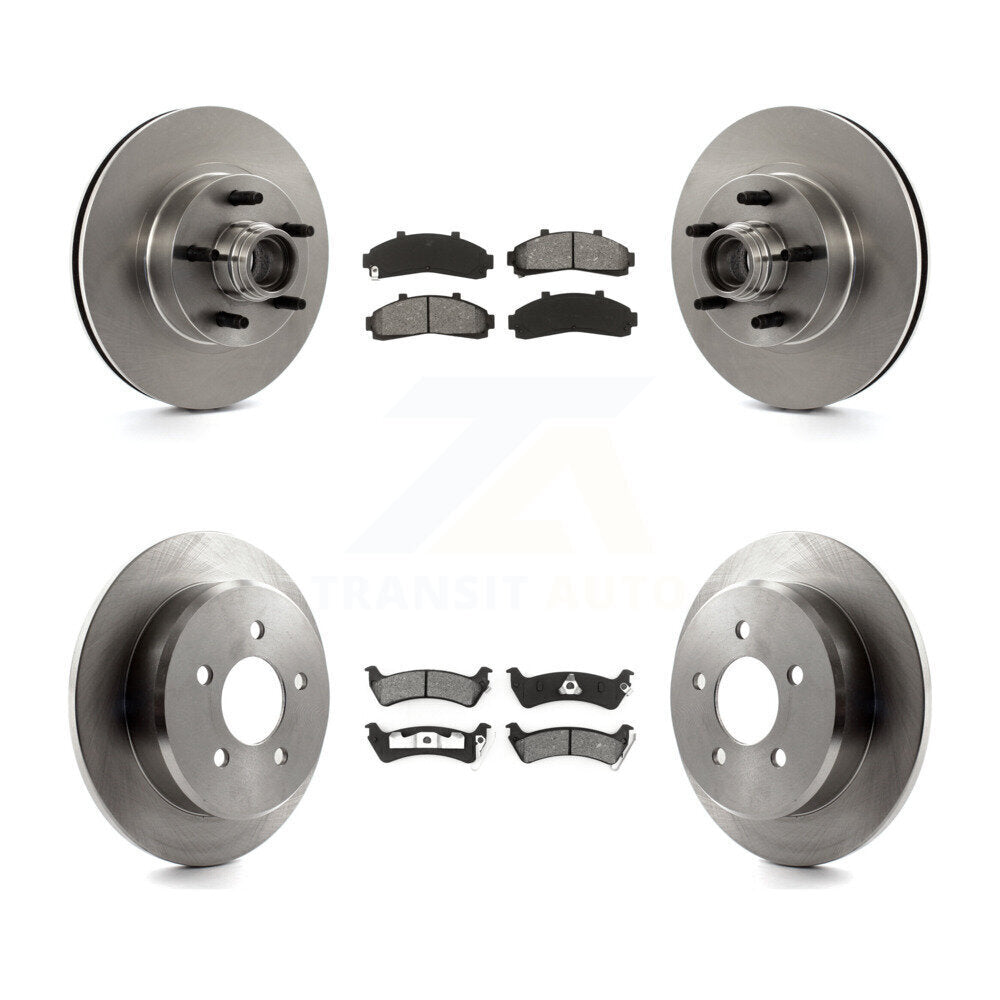 Kit de plaquettes semi-métalliques de Rotor de frein avant et arrière, pour Ford Explorer RWD à partir de 01 02