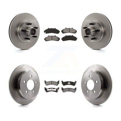 Kit de plaquettes semi-métalliques de Rotor de frein avant et arrière, pour Ford Explorer RWD à partir de 01 02