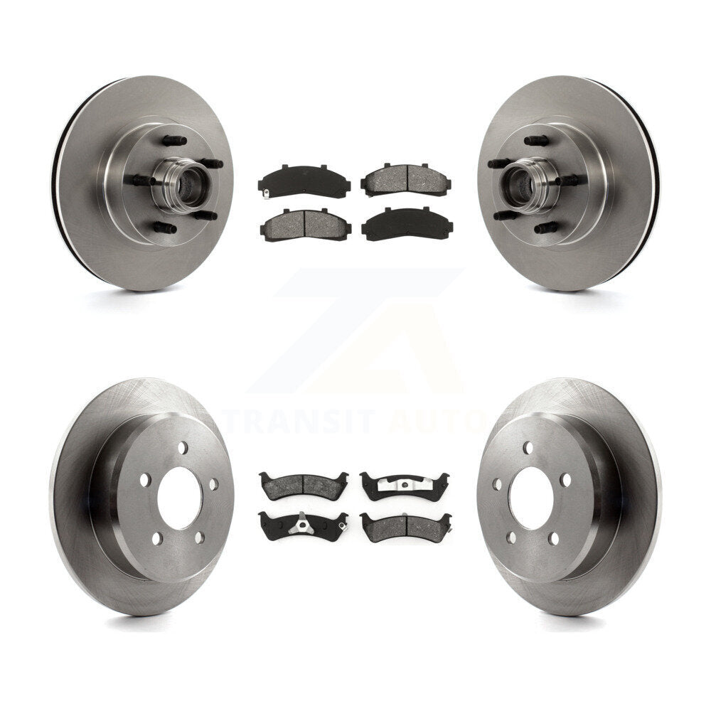Rotors de frein avant arrière et Kit de plaquettes semi-métalliques pour Ford Ranger Explorer Mercur
